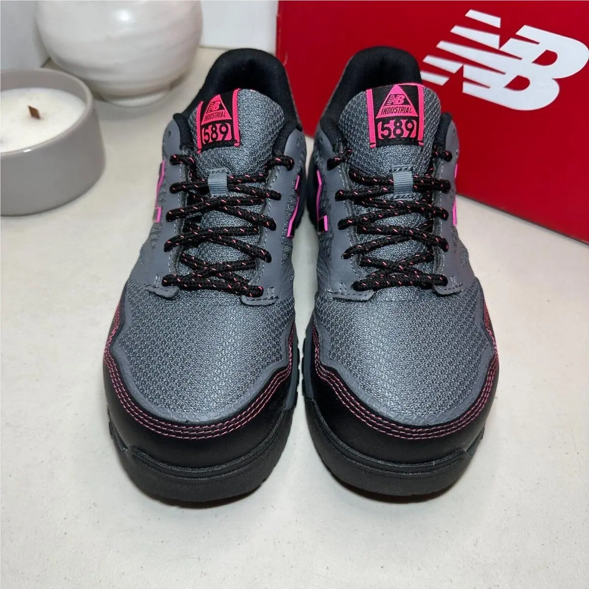 New Balance shoes - New Balance - 589 V1 - Gray Pink 2