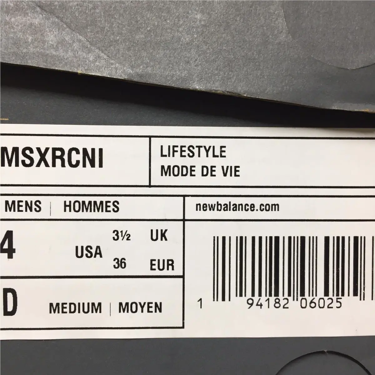 New Balance shoes - X-Racer V1 - Black (UPC: 194182060256) 5