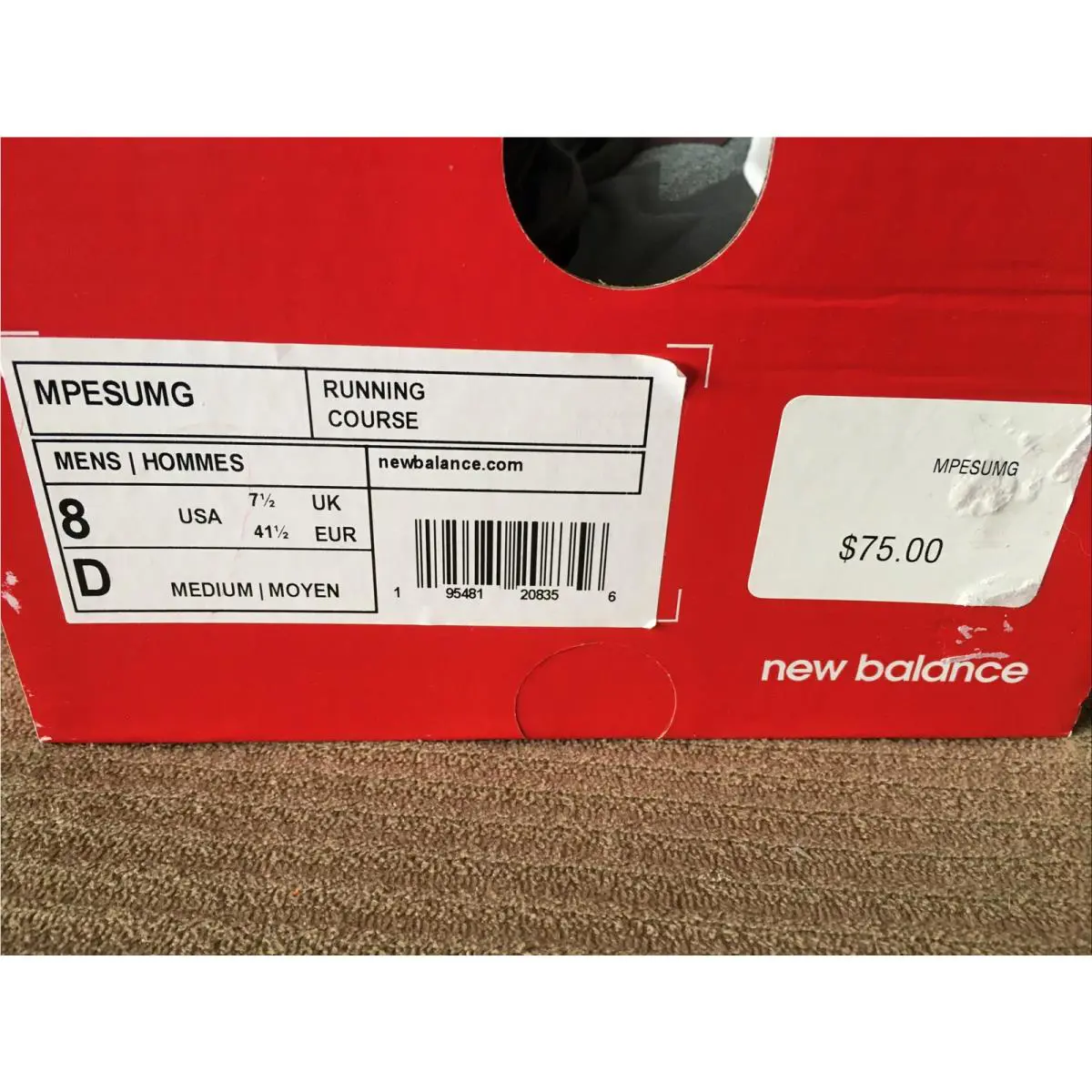 New Balance shoes - New Balance Course 8 Medium MPESUMG - Gray 6