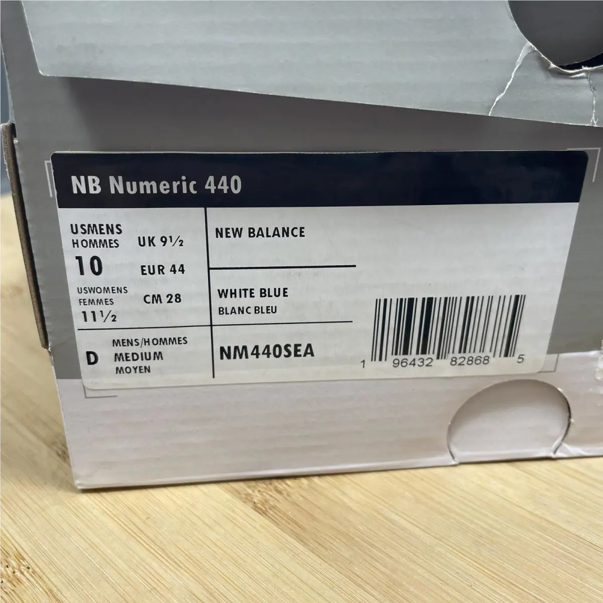 New Balance shoes - New Balance Numeric 440 - Numeric - NM440SEA - White, Manufacturer: white/royal (UPC: 0196432828685) 7