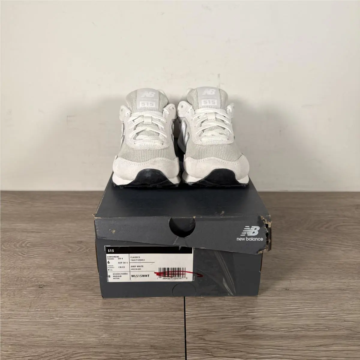 New Balance shoes - New Balance 515 - WL515WHT - Gray 1
