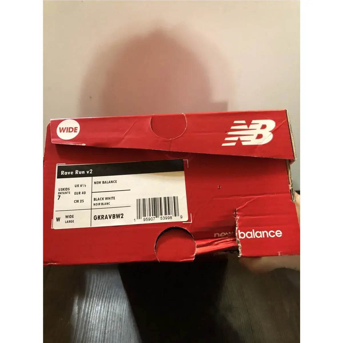 New Balance shoes - New Balance Rave Run v2 - BLACK WHITE 6