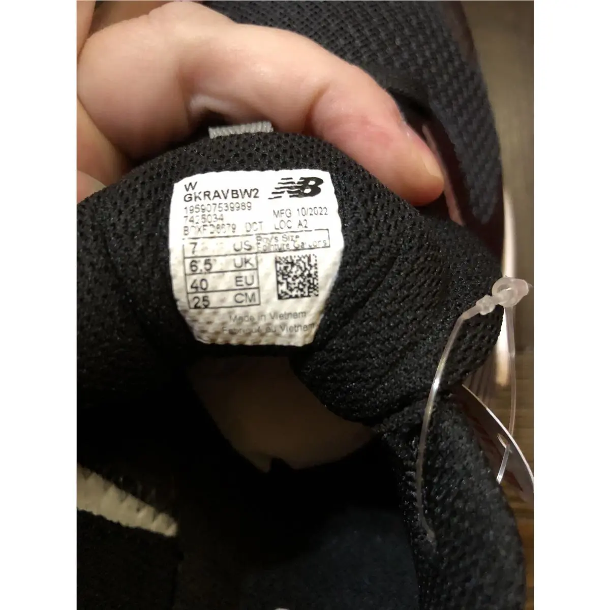 New Balance shoes - New Balance Rave Run v2 - BLACK WHITE 7