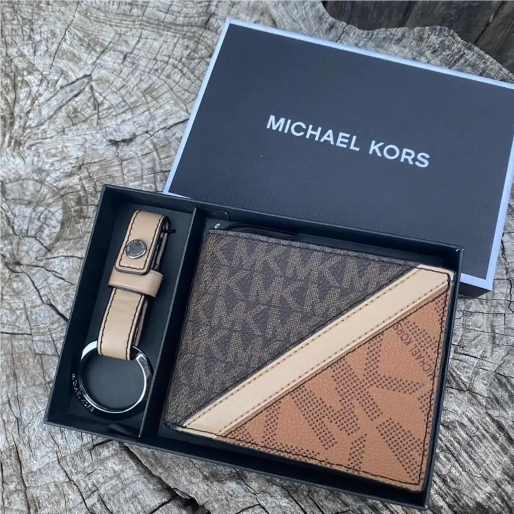Michael Kors Gifting Slim Bifold with Key Fob Men`s