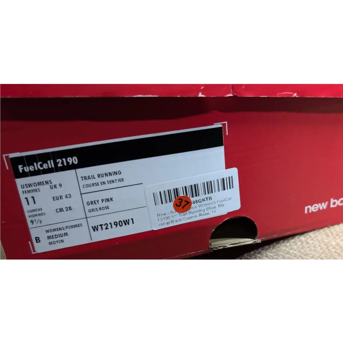 New Balance shoes - New Balance FuelCell 2190 - FuelCell - WT2190W1 - Black 8
