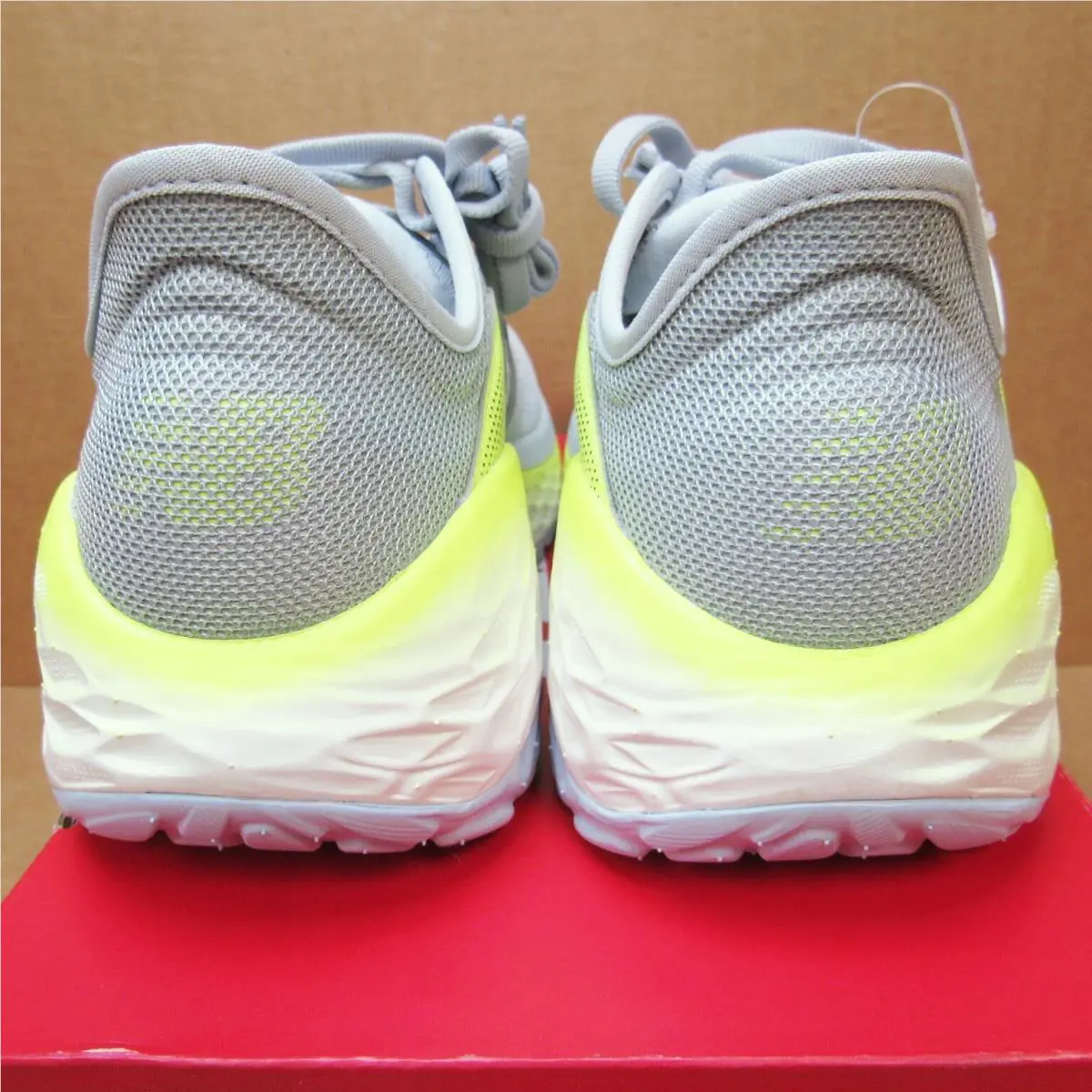 New Balance shoes - More V2 - More - Light Gray/Yellow/White 4