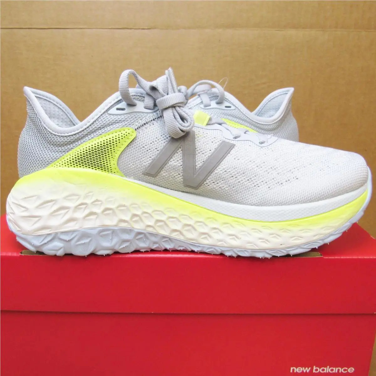 New Balance shoes - More V2 - More - Light Gray/Yellow/White 5