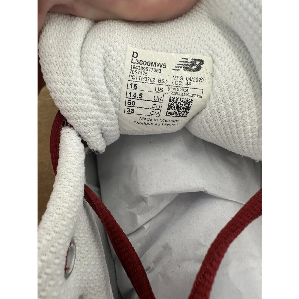 New Balance shoes - New Balance Fresh Foam 3000v5 - L3000MW5 - Red (UPC: 194389577663) 7