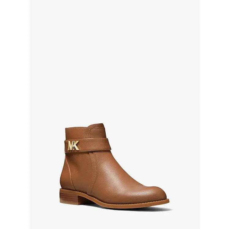 Kors Jilly Pebbled Leather Ankle Boot 7.5US Luggage