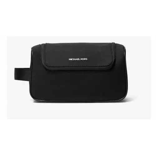 Men`s Michael Kors Black Nylon Toiletry Bag Vanity Kent