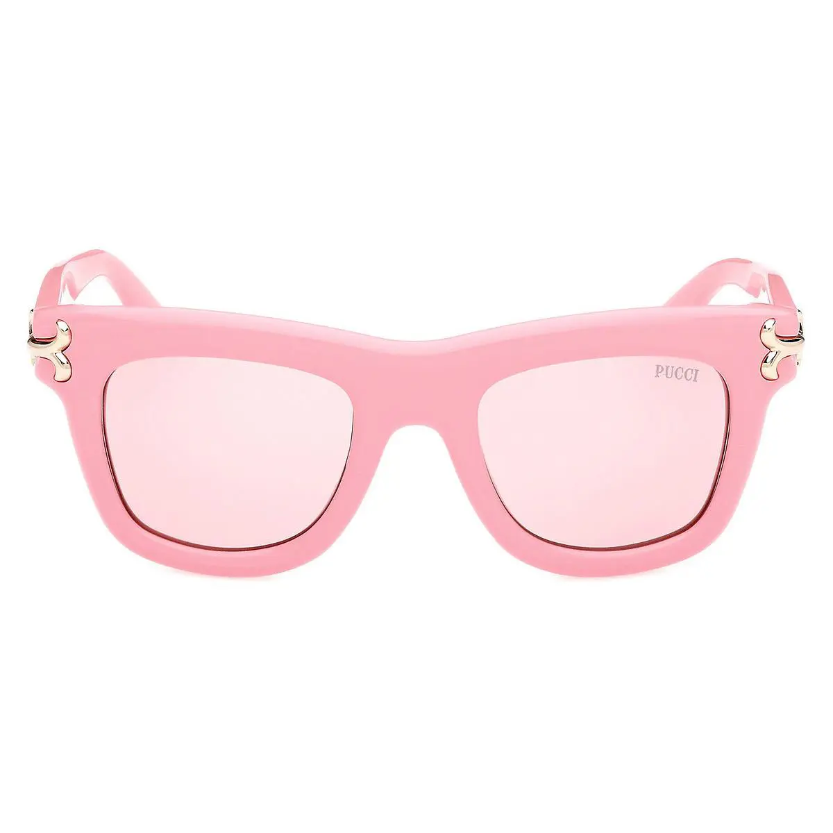 Emilio Pucci EP0222 Sunglasses Women Shiny Light Pink 50mm