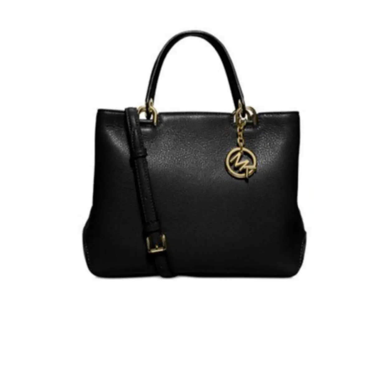 Kors Women`s Annabelle Black Medium Leather Tote