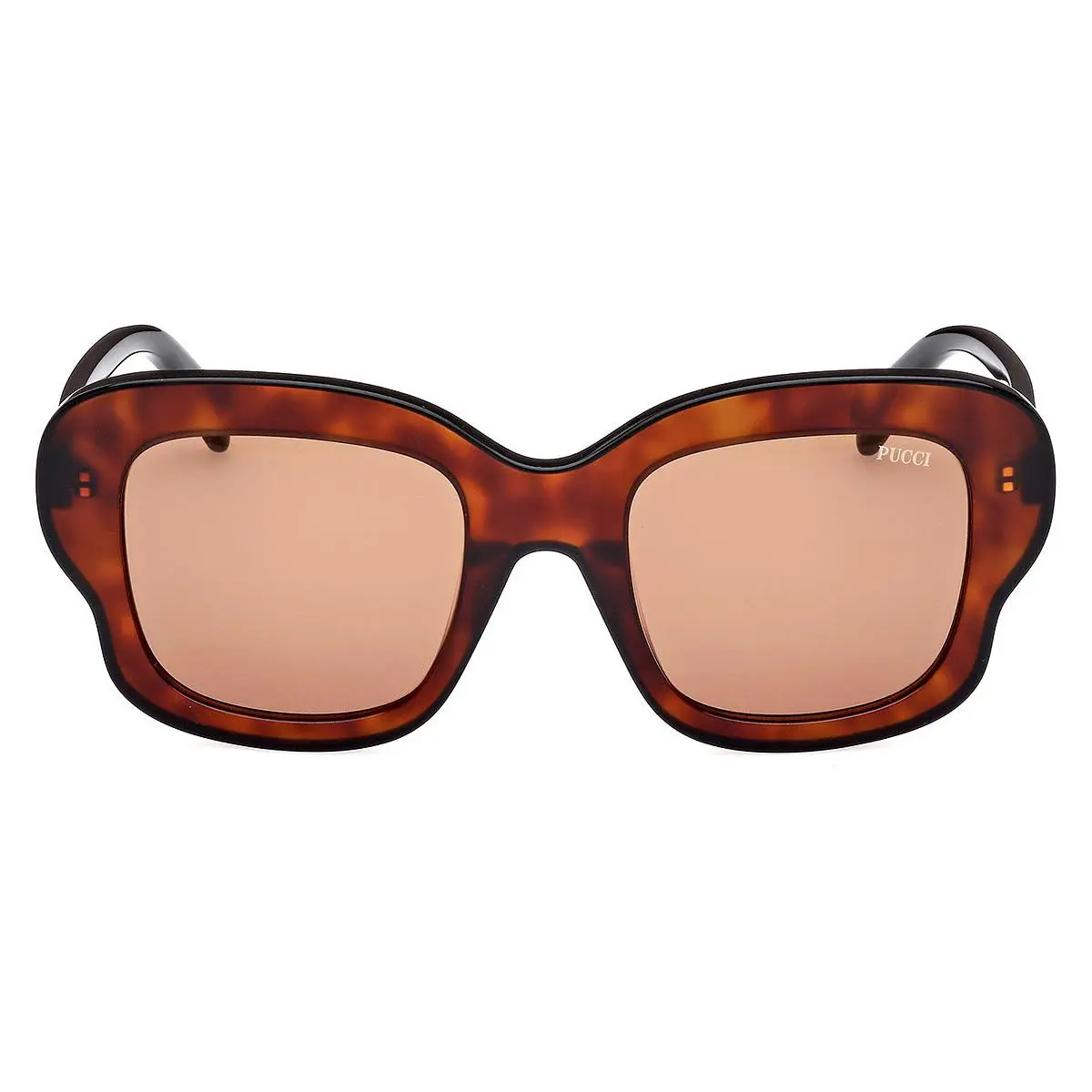 Emilio Pucci EP0220 Sunglasses Women Shiny Black 51mm