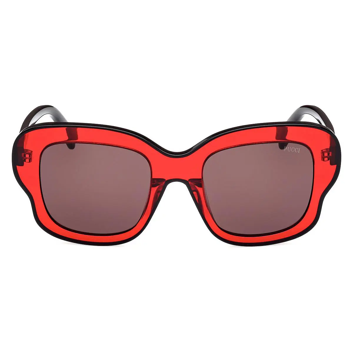 Emilio Pucci EP0220 Sunglasses Women Shiny Black 51mm