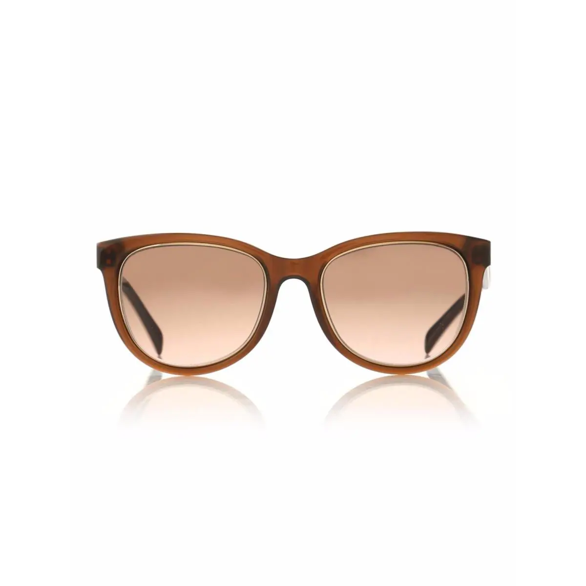 Sunglasses EP 27 48F Shiny Dark Brown / Gradient Brown 53mm EP 0027 by Emilio Pucci