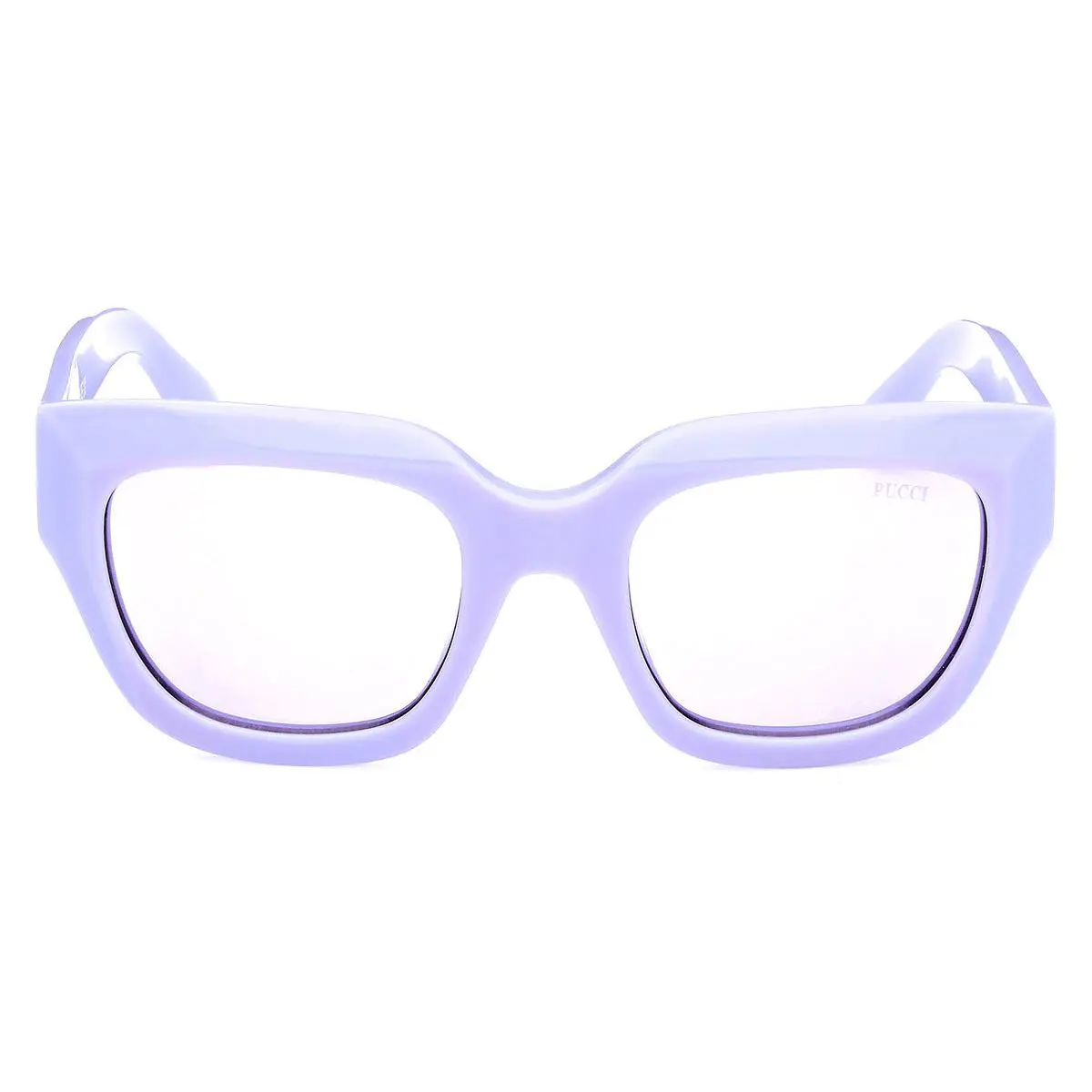 Emilio Pucci EP0215 Sunglasses Women Shiny Lilac 51mm - Frame: Shiny Lilac, Lens: Blue