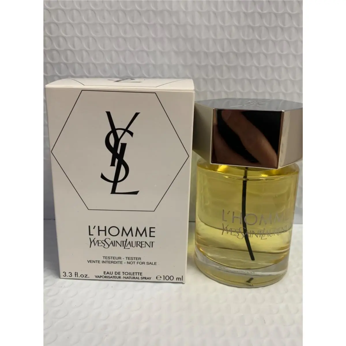 Ysl Yves Sait Laurent L`homme Edt Eau De Toilet 3.3 oz /100ml Vintage Batch 2012