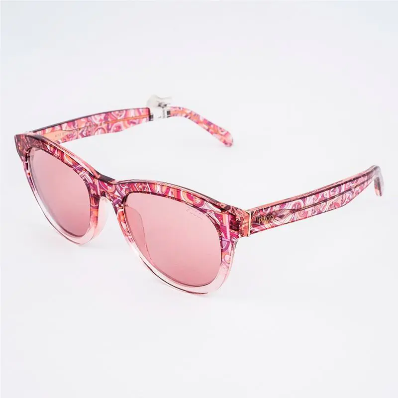 Sunglasses EP 53 44Z Orange Tortoise /mirror Violet 52mm EP0053 by Emilio Pucci