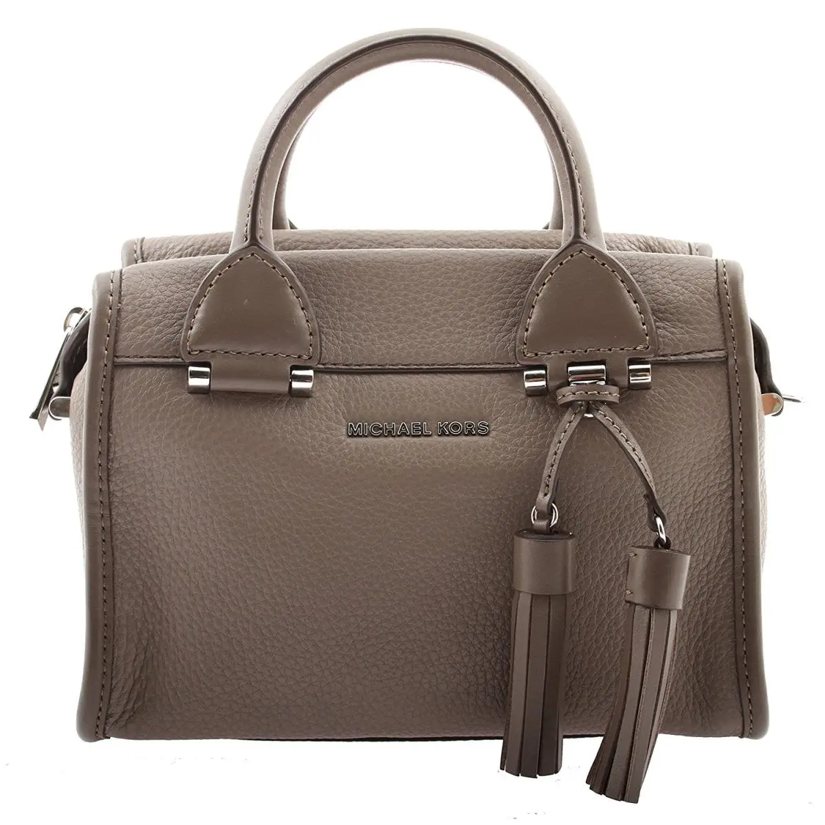 Geneva Large Leather Satchel - Cinder - 30F6STXS1L-513 by Michael Kors