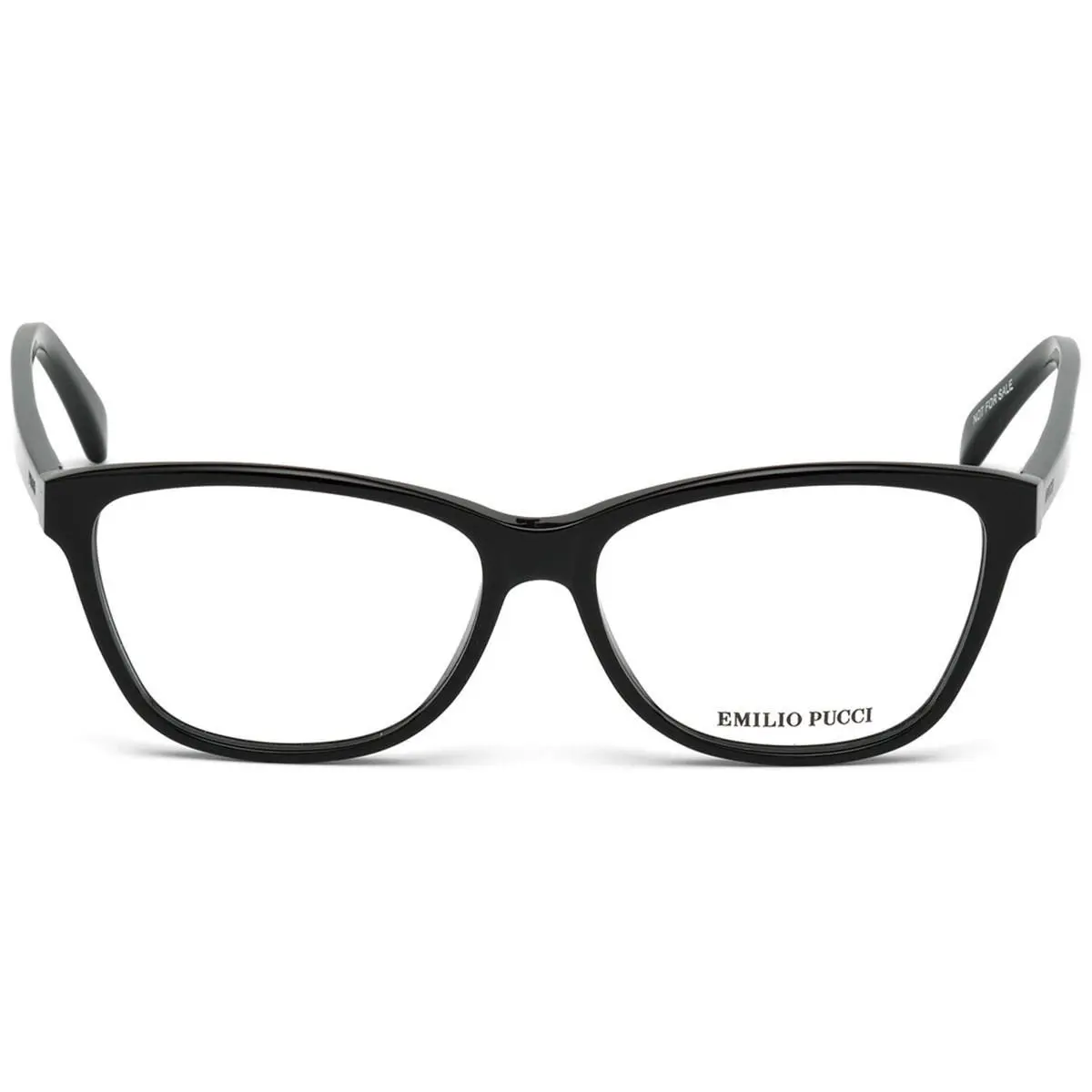 Emilio Pucci Eyeglasses EP 5024 001 Shiny Black 54mm EP5024 / - Frame: Shiny Black, Lens: Clear
