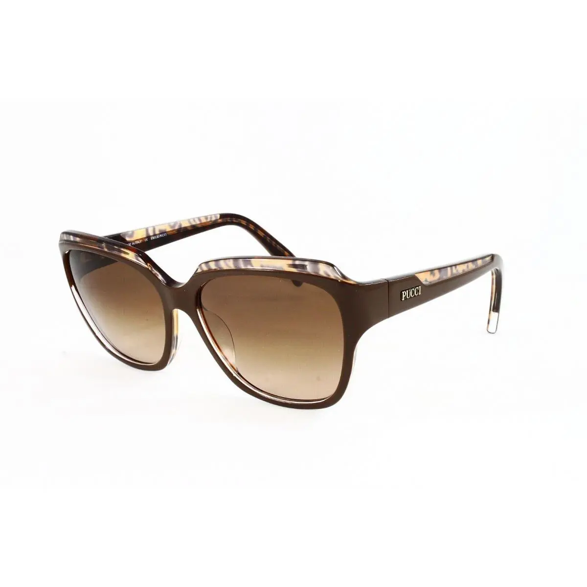 Emilio Pucci Sunglasses Women`s Fashion EP686S 204 Chocolate 57mm Brown Lens
