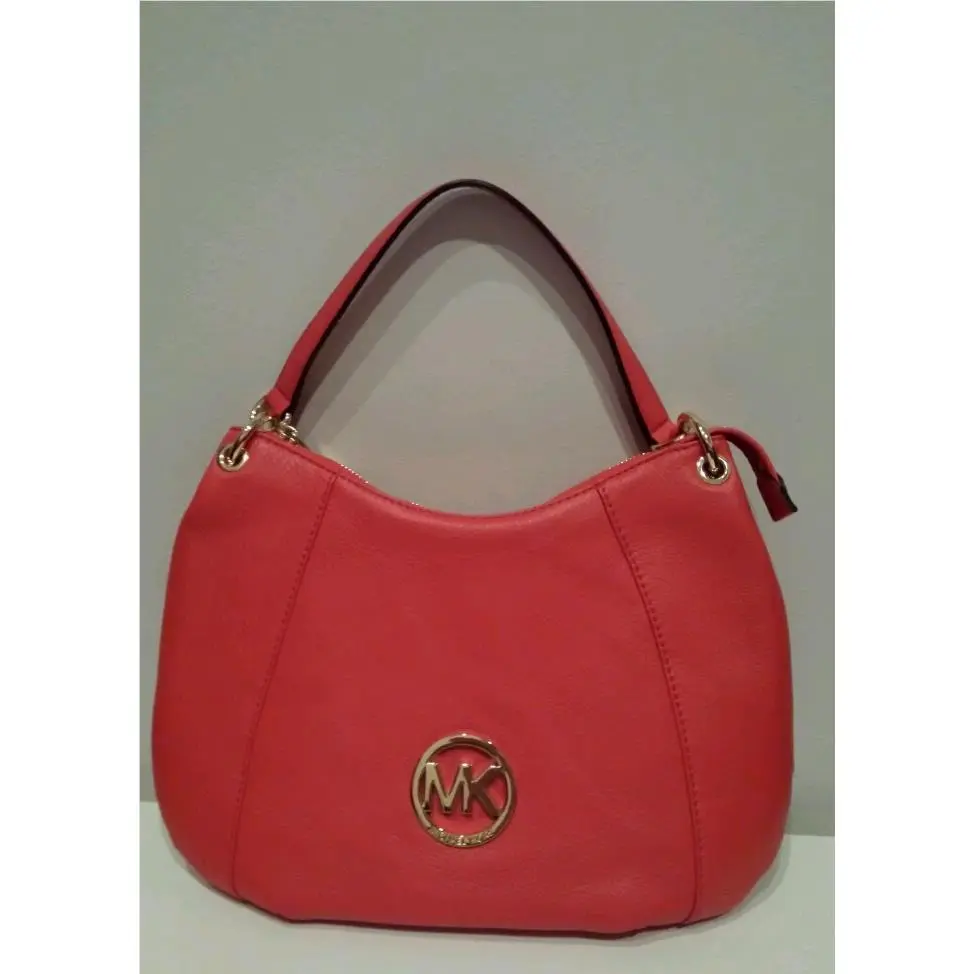 Michael Kors Fulton Mandarin Leather Shoulder Bag