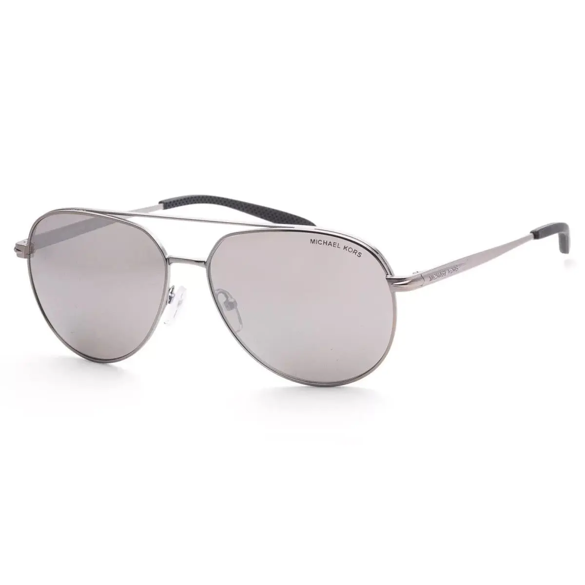 Michael Kors Men`s Highlands 60mm Matte Silver Sunglasses MK1142 10036G 60