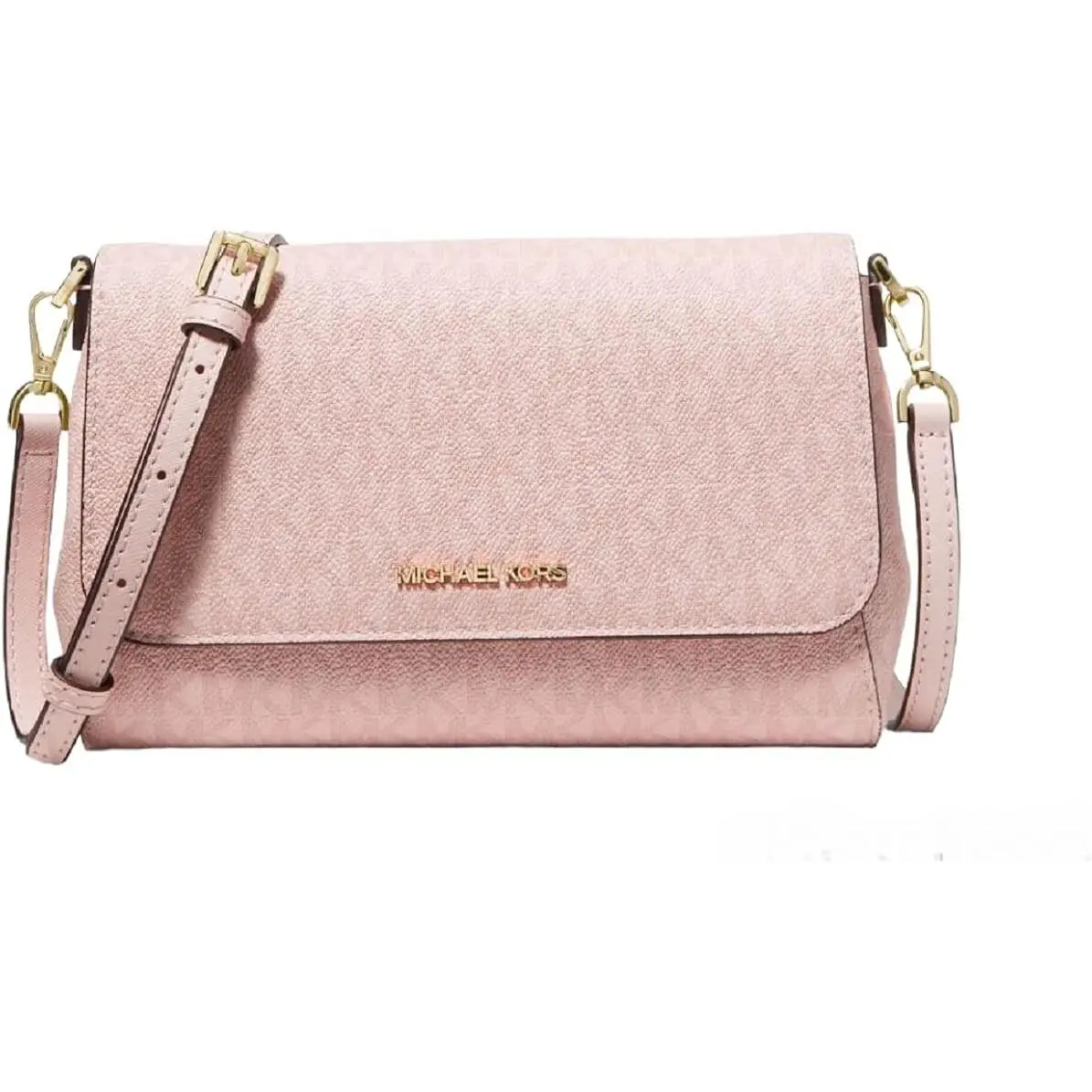 Michael Kors Jet Set Medium Convertible Crossbody Light Powder Blush