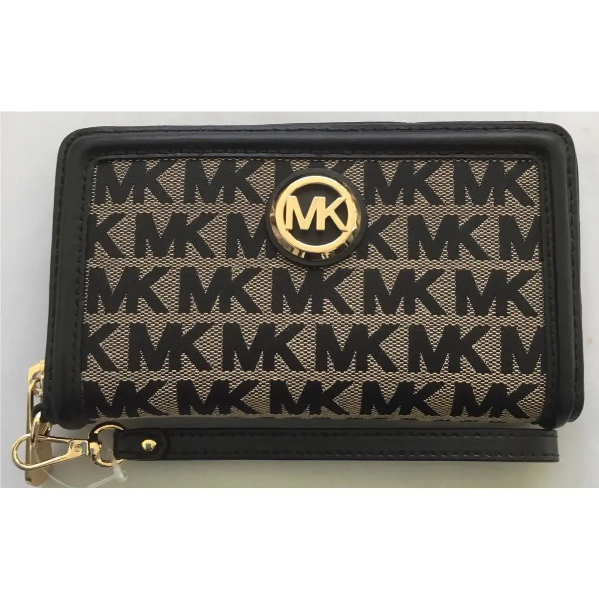 Michael Kors Fulton Multifunctional Phone Case Wallet Black Print