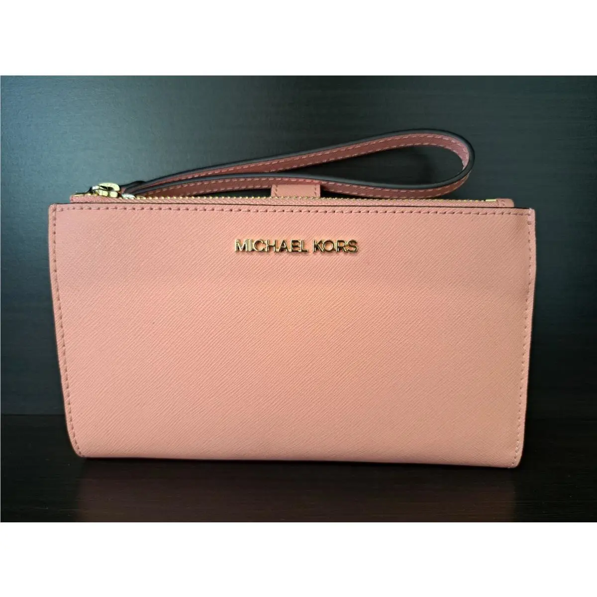 Michael Kors Double Zip Wristlet Wallet w/ Phone Pocket Women`s Purse