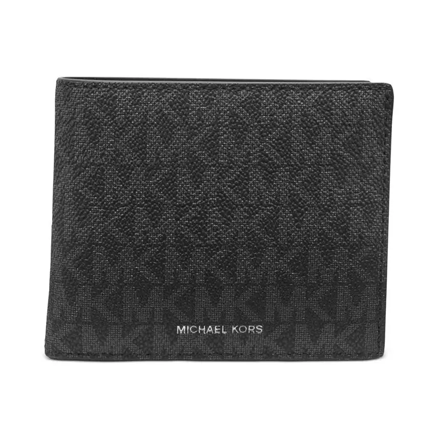 Michael Kors Men`s Mason Signature Logo Wallet Black