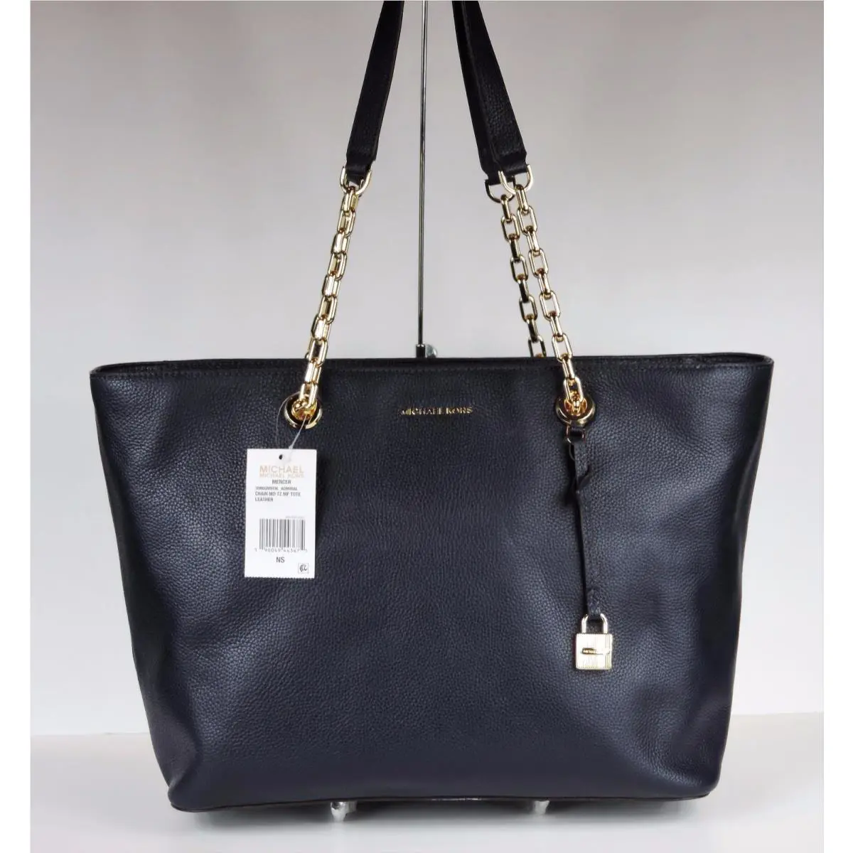 Michael Kors Studio Mercer Medium Chain Top Zip Multi-function Tote Admiral