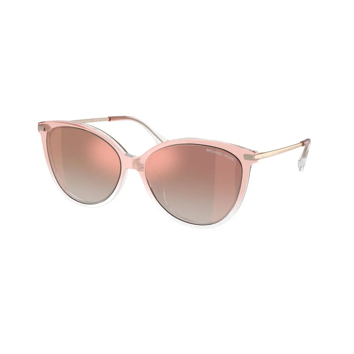 Michael Kors MK 2184U Dupont Pink to Clear Rose Gold 32556F Sunglasses