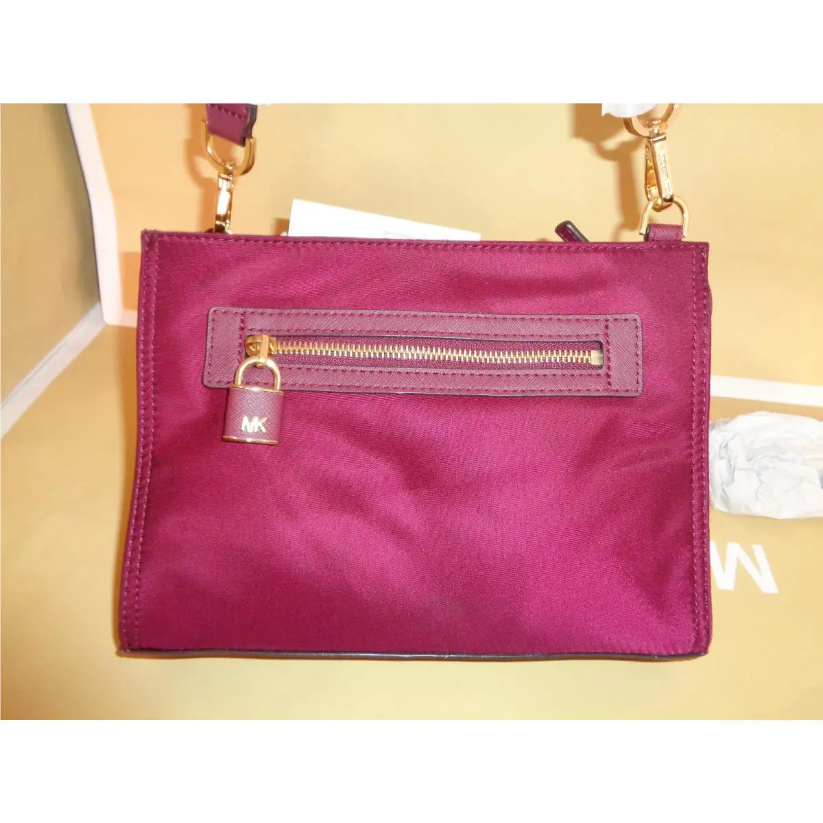 Michael Kors Janie Plum Large Crossbody Shoulder Handbag MSR:$148