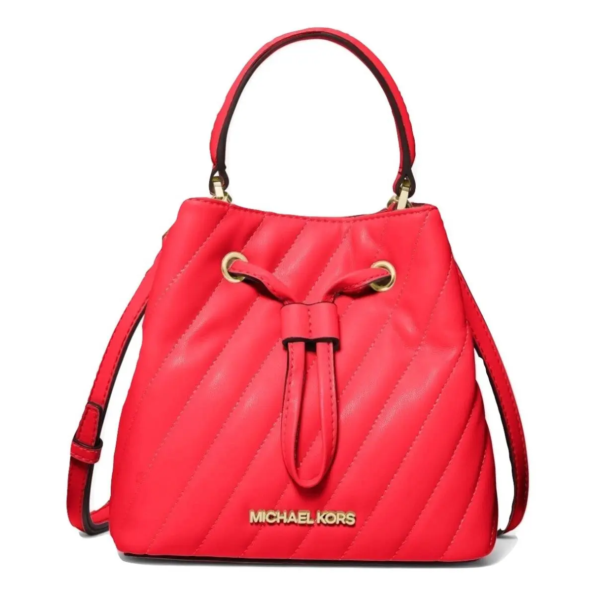 Kors Suri Small Quilted Crossbody Bag Coral Reef Msrp: