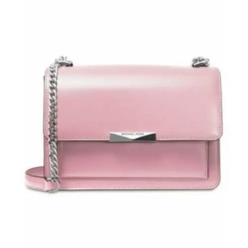 Michael Kors Jade Shoulder Bag Pale Lilac/silver