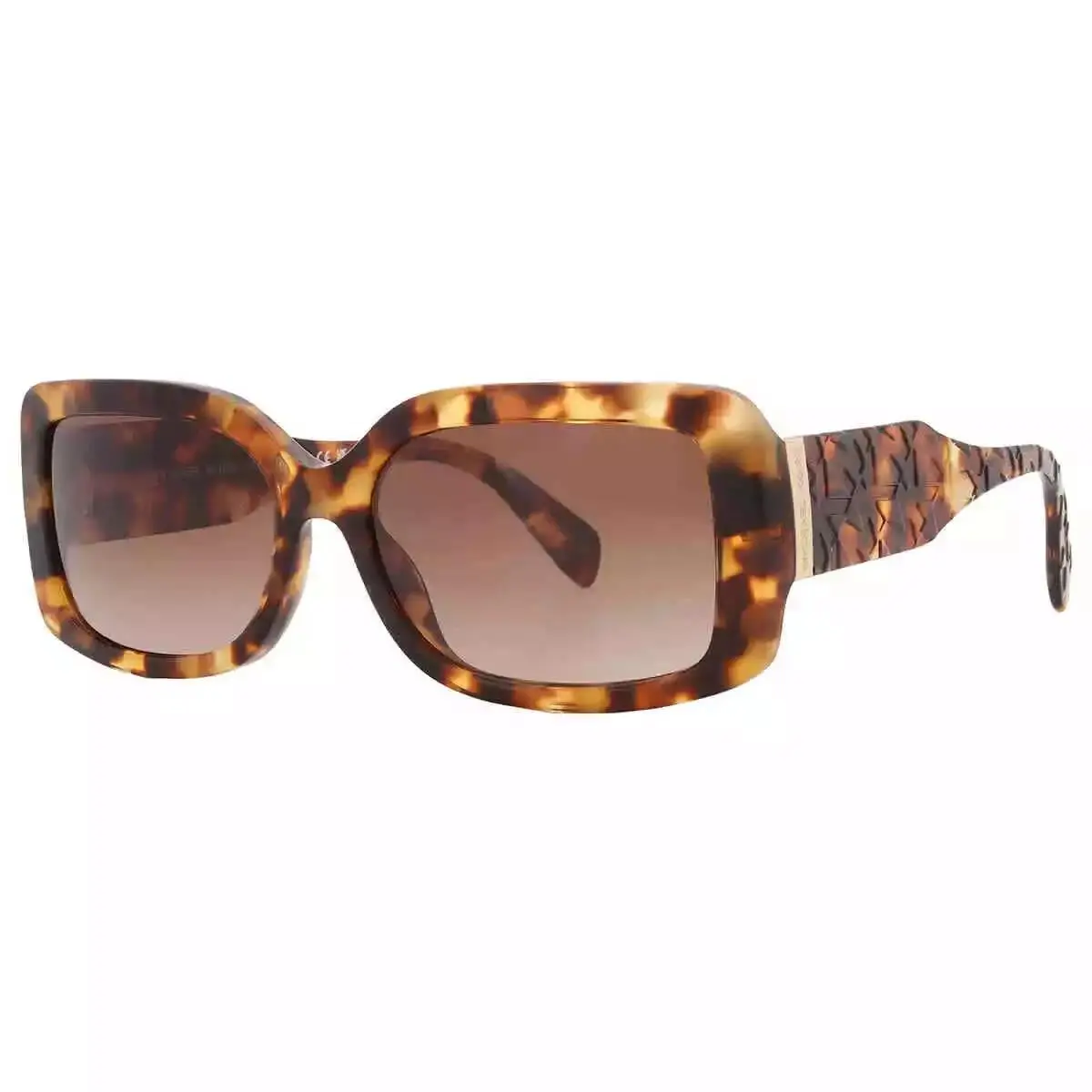 Michael Kors Brown Gradient Rectangular Ladies Sunglasses MK2165 302813 56