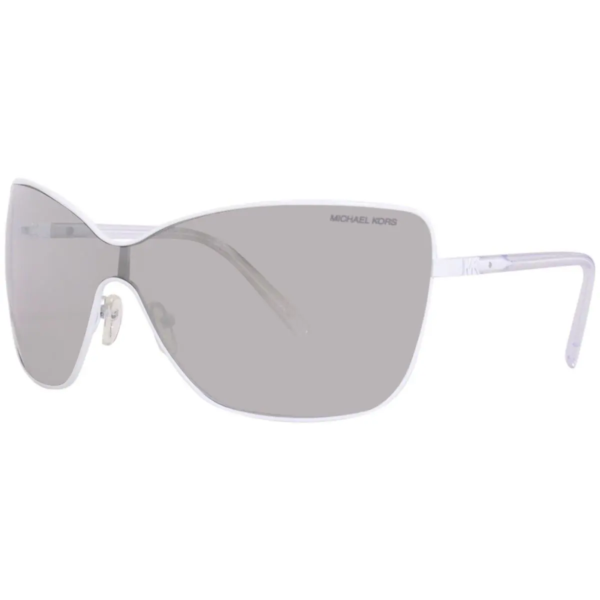 Michael Kors Juneau MK1097 18876G Sunglasses Women`s White/silver Mirror 43mm