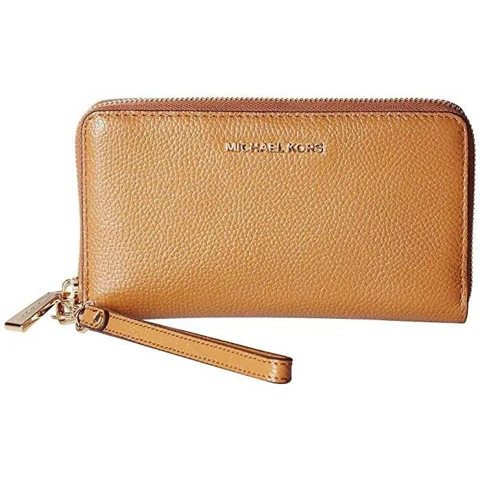 Michael Kors Wristlet Mercer Large Flat Multifunction Phone Case Wallet