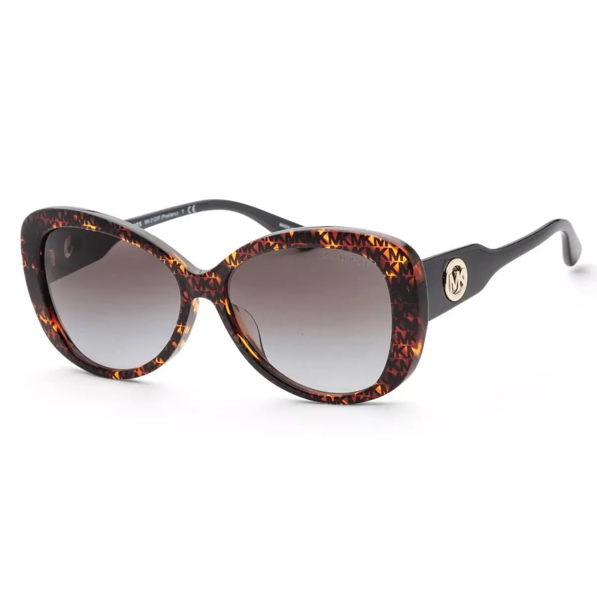 Michael Kors Women`s 58mm MK Logo Print Tortoise Sunglasses MK2120F-36678G-58