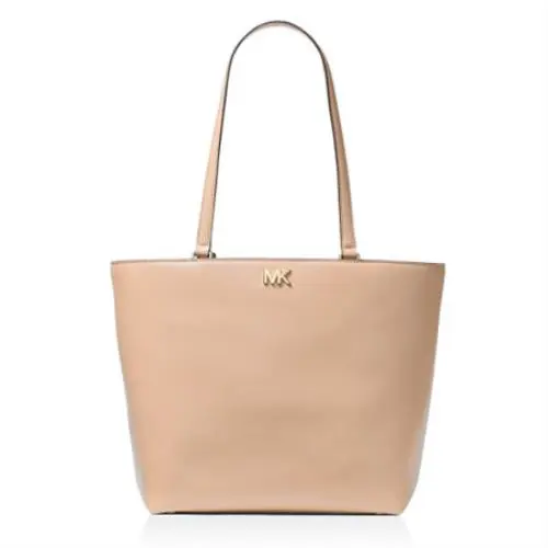 Michael Kors Mott Leather Tote - Oyster