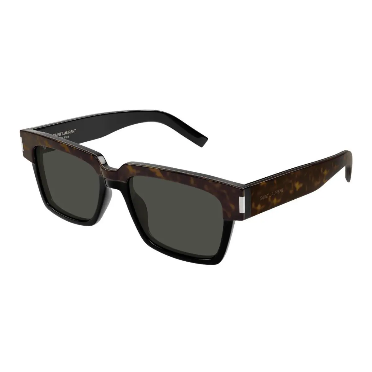 Saint Laurent Vadim SL 732 Shiny Dark Havana/grey 003 Sunglasses - Frame: Shiny Dark Havana, Lens: Grey