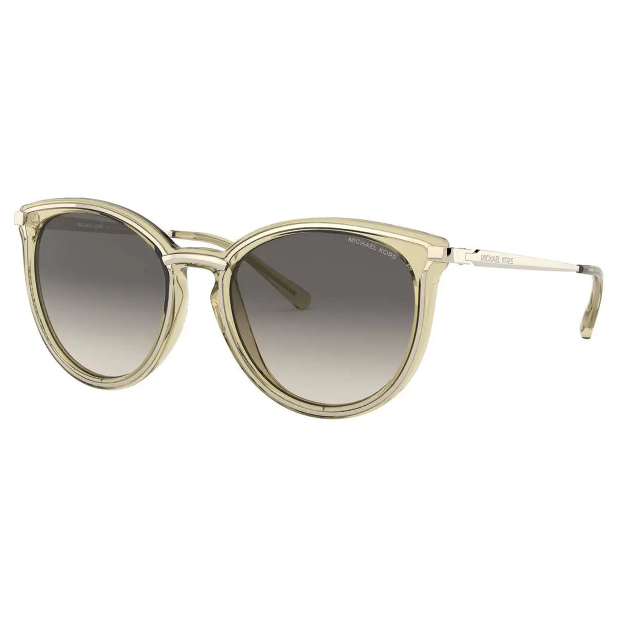 Michael Kors MK1077-101411 54 Sunglasses Light Gold/pale Yellow Transparent - Frame: White