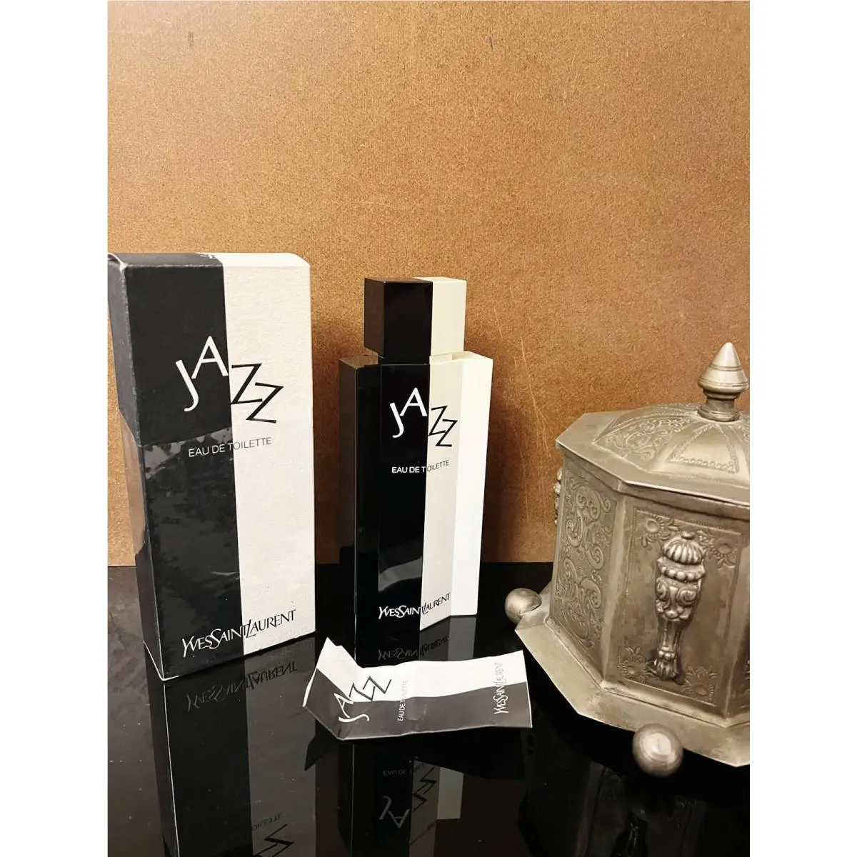 Vintage Prebarcode Ysl  Jazz Edt 125 ml 4.2 oz Splash Htf by Yves Saint Laurent