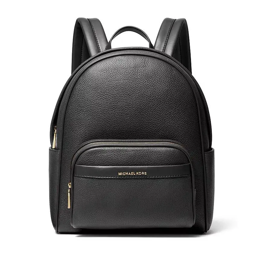 Michael Kors Bex Medium Pebble Leather Backpack Black