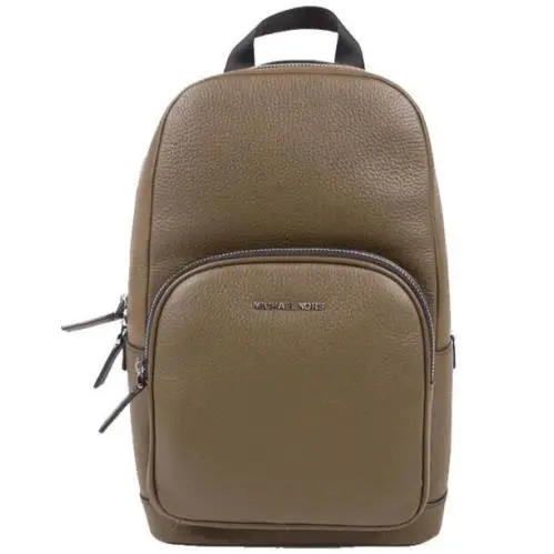 Michael Kors Commuter Slingpack Olive Leather Bag 37S1LCOY1L Retail