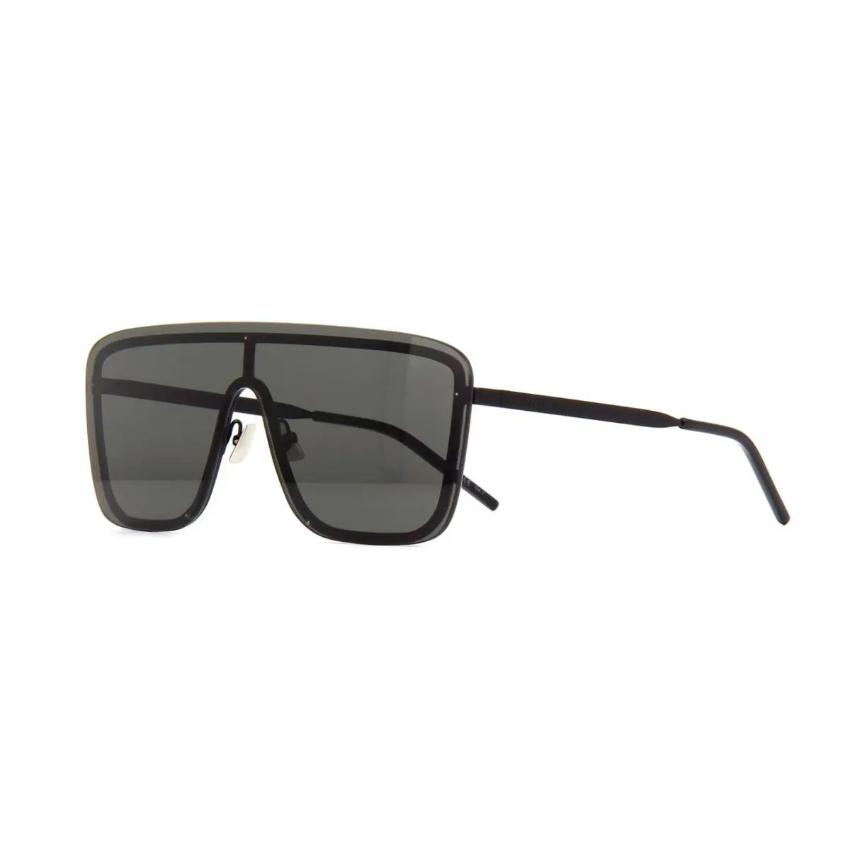 Saint Laurent SL 364 Mask Black/dark Grey 002 TD Sunglasses - Frame: Black, Lens: Black
