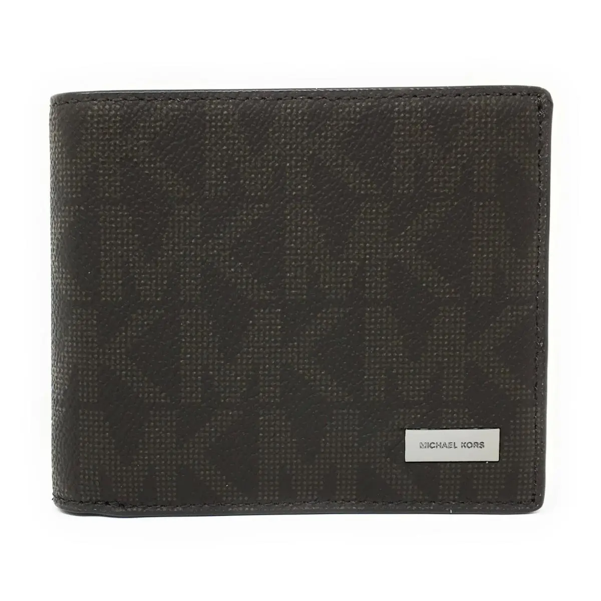 Michael Kors Jet Set Mens Billfold Wallet - Signature Pvc in Brown - Brown, Manufacturer: Brown