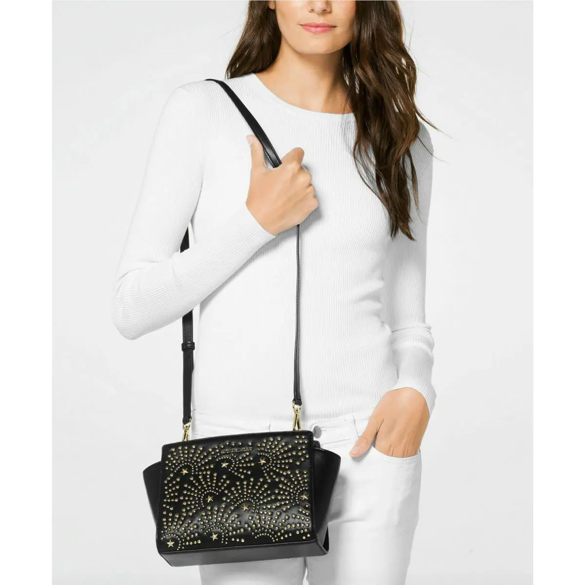 Kors Selma Firework Medium Messenger Handbag