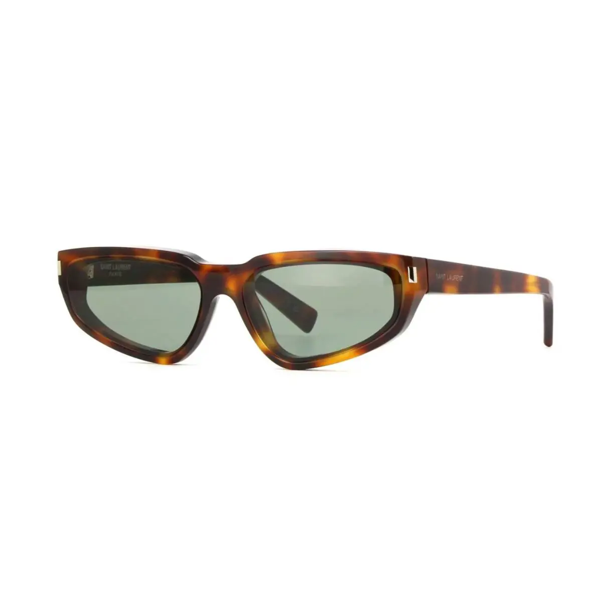 Saint Laurent SL 634 Nova Shiny Havana/grey Green 003 Sunglasses - Frame: Shiny Havana, Lens: Grey Green
